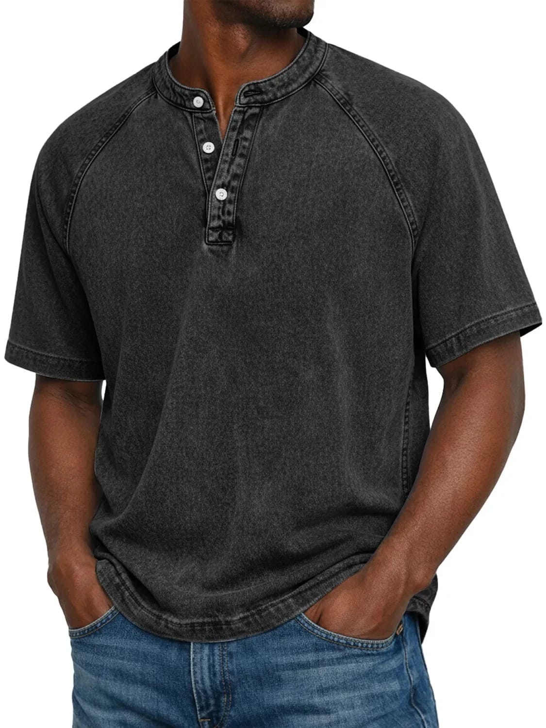Mateo | Camisa Vintage-Henley Atemporal