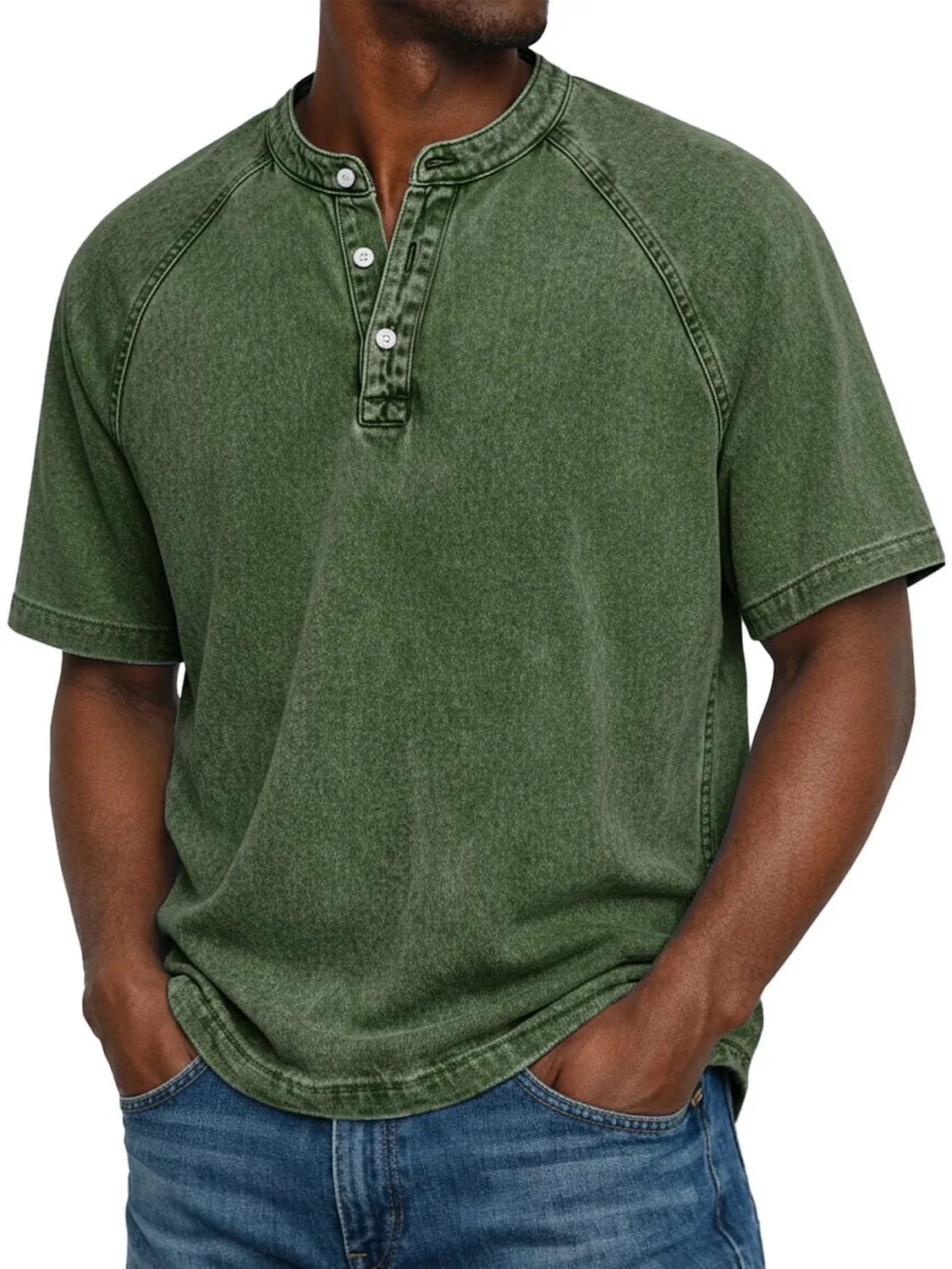 Mateo | Camisa Vintage-Henley Atemporal