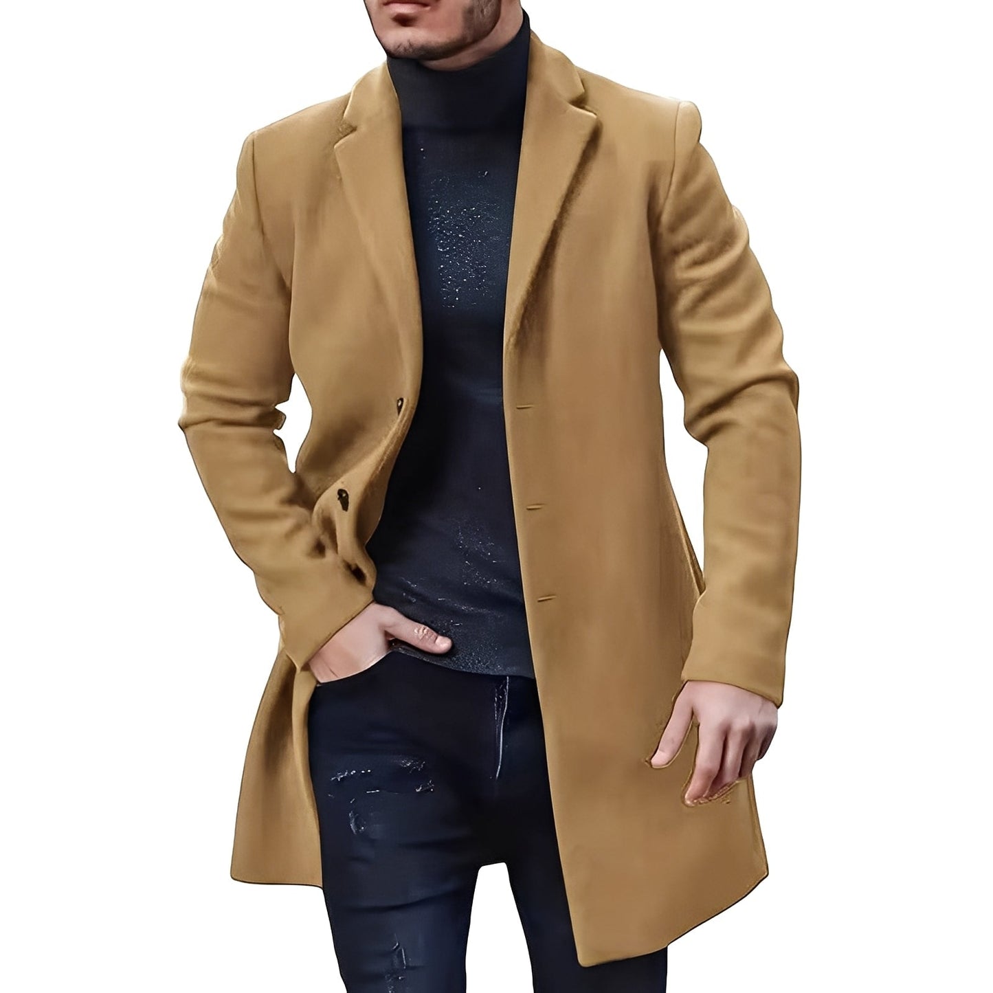 Denis - Elegante Chaqueta De Longitud Media Para Hombres