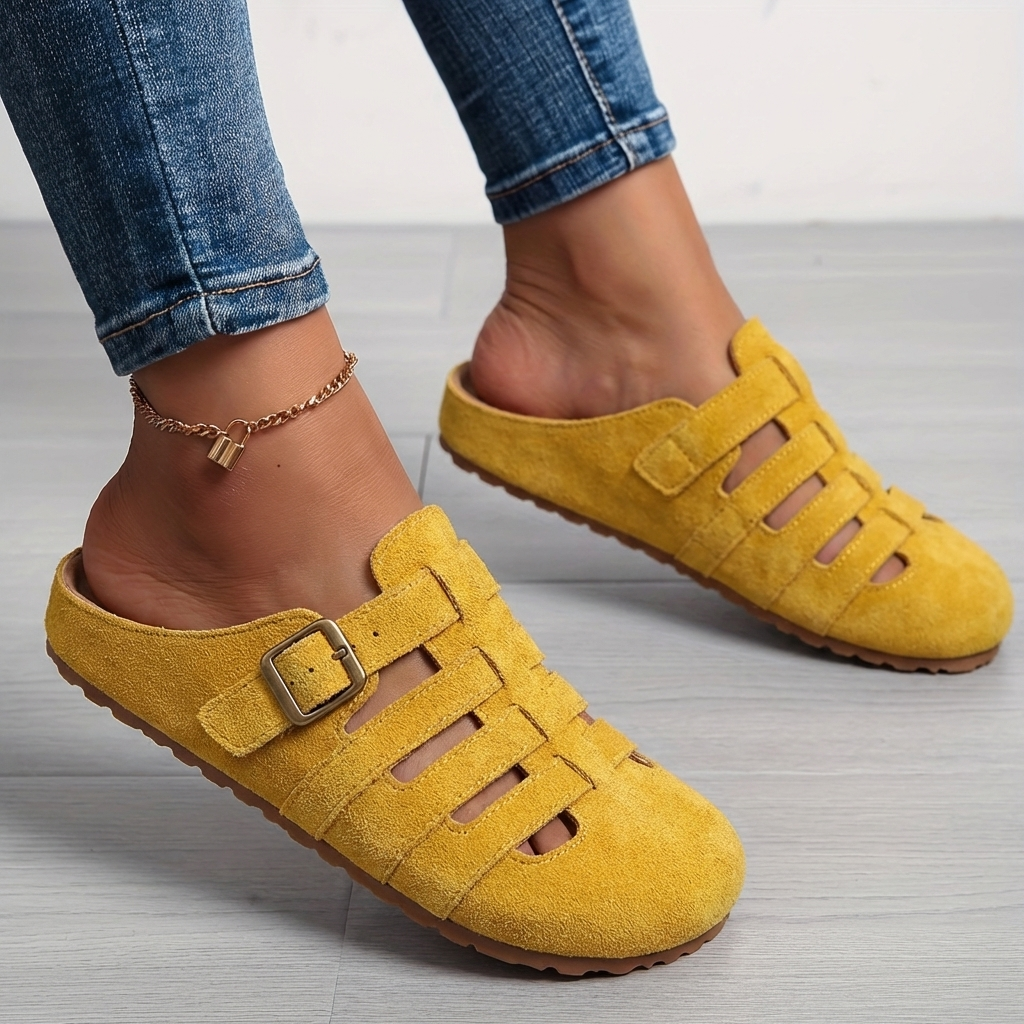 Clara | Sandalias Mules De Confort Sin Cierre