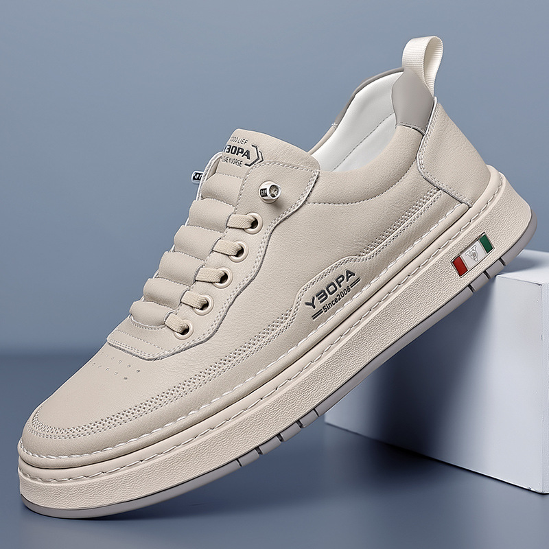 Mateo | Zapatillas Casual de Cuero Hombre Suela Acolchada
