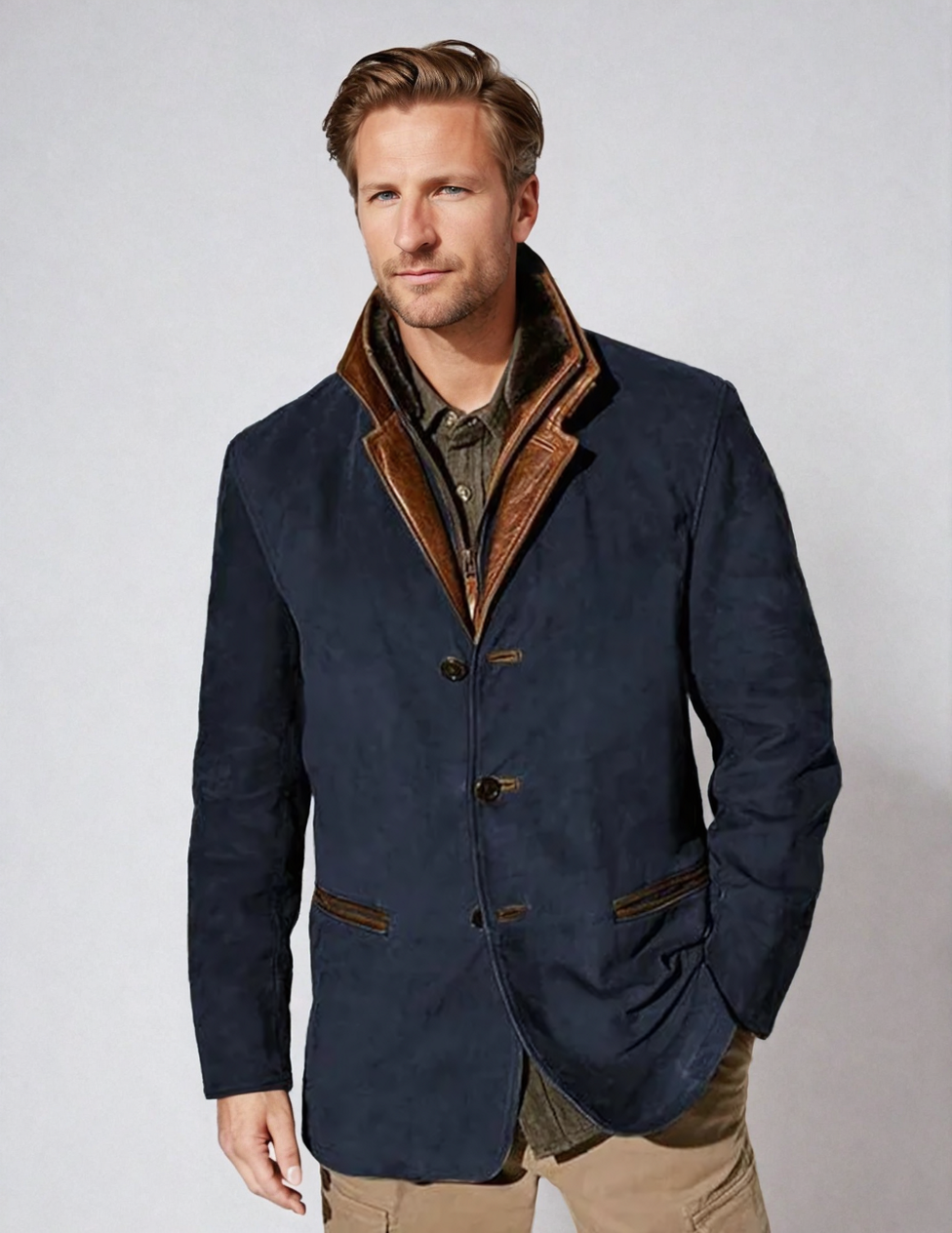Fabio - Chaqueta Vintage De Hombre