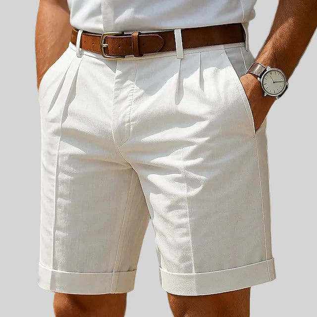 Lucca | Bermudas Plisadas De Verano Para Hombre