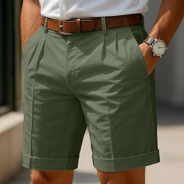 Lucca | Bermudas Plisadas De Verano Para Hombre