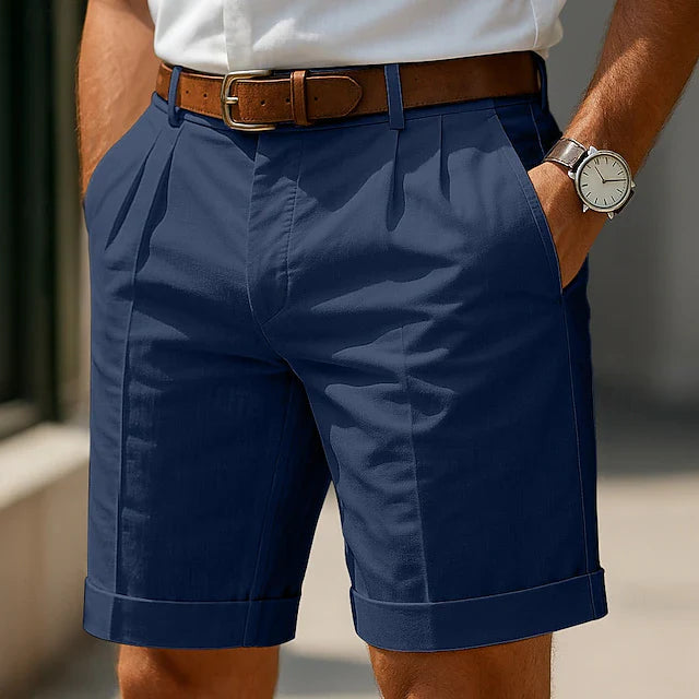 Lucca | Bermudas Plisadas De Verano Para Hombre